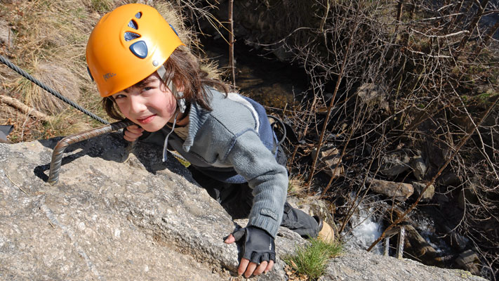 Via Ferrata de Llo - Enfants