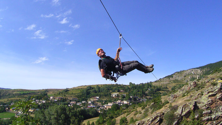 Via Ferrata de Llo - Tyroliennes